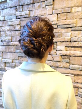 エノモト(ENOMOTO) お呼ばれシニヨンアレンジ 着物 ドレス 結婚式 二次会 イベント