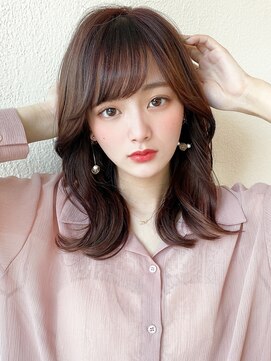 アフロート ディル(AFLOAT D'L) みきな艶カラーヨシンモリヌナモリ韓国ヘアくびれミディ20代人気