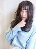 【プードルカール】×【無造作ヘア】