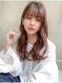 Lien☆小顔シースルーバング×セミウェットウェーブパーマ　立川