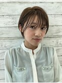 うざバングショート×ルーセントセピア×ハイライト！