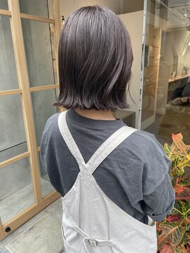 オムズドット(om's dot) 切りっぱなしボブ（お客様スタイル）