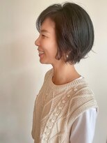 トップヘアーラウンジ 知立(TOP HAIR Lounge) クセ毛を生かしたショートボブ