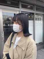 ミニム ヘアー(minim hair)&nbsp;【minim×高橋】暗髪カラー×顔周りカット