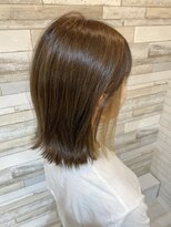 マーリャヘアー(mallia hair)&nbsp;くびれ外ハネミディアムイヤリングカラー