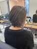 カット+顔まわり*縮毛矯正￥7000
