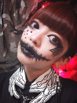 アップスニニー(up's niny) 【ハロウィンメイク】ダークゴシックメイク