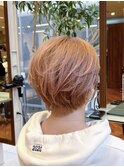 耳かけショート/丸み/骨格補正/波瑠/長澤まさみ/梅田/茶屋町