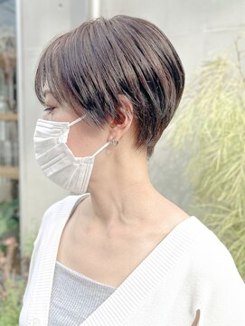 ブランロール 中目黒店(Blanl'or) 暗めカラーグランマッシュデザインカラーフェイスフレーミング