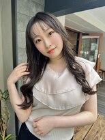 ルービック 梅田茶屋町(Rubik)&nbsp;韓国風/デジタルパーマ/グレージュ/ゆるふわ/くびれ