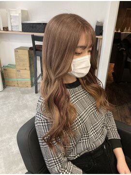 ラフ 難波店(LAFF) #黒髪#ボブルフ#ネビージュ#小顔#ワンレン