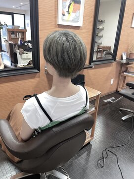 ヘアーサロン デペント(HAIR SALON Depend) ブリーチonカラー グレージュシルバー