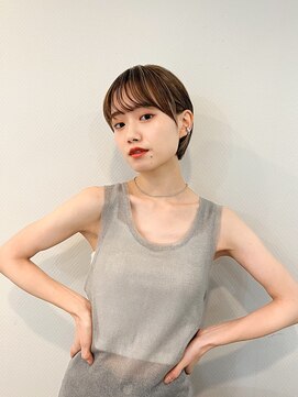 メモリーズ 銀座(Memories) ハイライト/耳掛けショート/マッシュショート