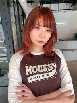 ラヴィズム(LUVISM) 10代20代30代ミルクティーベージュダブルカラーブリーチ新潟万代