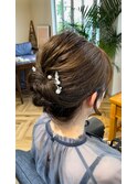 夏の暑さに負けないゆるふわヘアセット