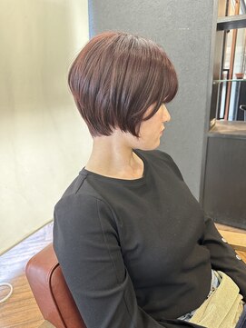 ウニレ バイ センス(unire by sense) 【飾磨/姫路】コンパクトショート/ピンクベージュカラー