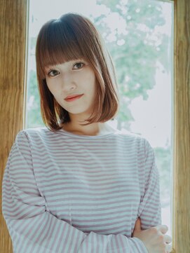 ポイントファイブバイソレイユ 藤沢店(.5 by SOLEIL) ナチュラルロングボブ