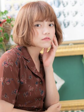 カバーヘア ブリス 大宮西口(COVER HAIR bliss) 外国人風小顔ひし形レイヤーカットミニボブh3大宮20代30代40代