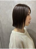 ぱつっとボブ
