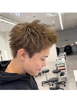 ルースト 西院店(ROOST)&nbsp;スパイキーショート ／メンズショート／ブリーチ