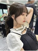 レイヤー/韓国/ボブ/縮毛矯正/髪質改善41115