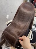 透明感重視こってりブラウンカラー