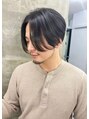 メンズサロン キング 梅田店(Men’s salon K!ng) センターパートスタイルをニュアンスパーマでセットを楽チンに!