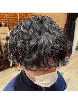 アーティスオム(Artice HOMME)&nbsp;波巻きスパイラルパーマ/波打ちパーマ/黒髪