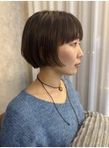 ワイドバング ×  short  minibob