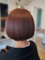 ヘアアトリエ ナイン(hair atelier nine)&nbsp;イメチェン/マロンベージュ/刈り上げボブ/美髪/福島市