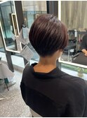 レディースの刈り上げショート