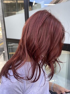 バディ 中野駅前店(BUDDY) オレンジレッド (ルフレカラー＋アメイジアトリートメント)