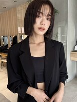 ミンクス 青山店(MINX) 【MINX】くびれヘア+くすみベージュハイライトカラー_表参道