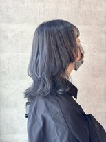ブレイブ ヘアデザイン(BRaeVE hair design)&nbsp;ブルーブラック＆クラゲウルフ