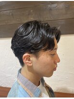 ラズリーヘアー(LAZLY HAIR)&nbsp;センターパートXデザインパーマ
