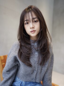 ニコ トウキョウ 渋谷(nico TOKYO) グレージュ韓国ミディアムボブレイヤーウルフボブレイヤーカット