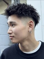 フィフス 大分(fifth)&nbsp;大分ツイストスパイラルパーマメンズカットスパイキーショート