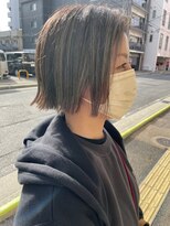 ヘアーサロン グラブ(hair Salon grab)&nbsp;外ハネ切りっぱなしボブ