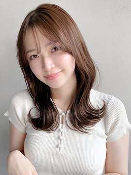 リヤン 表参道(lyann) 小顔カットシースルーバング艶感ワンカール美髪うる艶髪前髪