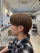 メンズバイココテラス 豊中(men's by cocoterace) コンマバング/ミルクティーカラー
