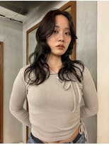 ブランコ 表参道(BLANCO)&nbsp;表参道/韓国レイヤー/顔周りカット/くびれミディ/透明感カラー