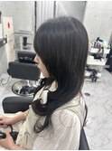 コテ巻き風パーマ/ロングヘア/大きめカール