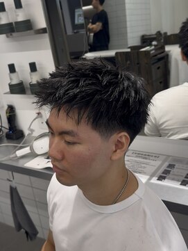 グルーマーズクレッジ 渋谷店(GROOMER/S CREDGE) テーパーウォーリアカット スパイキーショートメンズショート