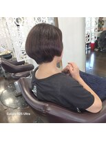 サロン ド 榮(Salon de 榮)&nbsp;８１歳のお客様、ボブスタイル