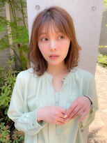 ロビー(LOBBY)&nbsp;LOBBY』三浦　くびれレイヤー前髪ありイメチェンこなれミディ