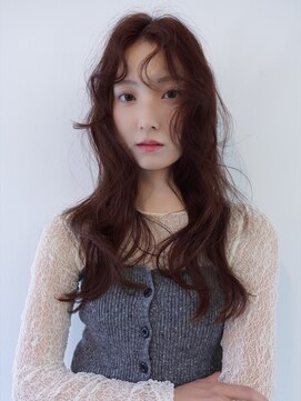 ネルケ 立川(nelke) 顔周りレイヤーくしゅっとニュアンスパーマロング立川