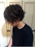 くせ毛風ニュアンスパーマ