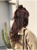落ち着いた ピンクベージュ