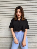 リアイス(Re:ICE) ミニウルフ/くすみブルー/流れるレイヤー/インナーハイライト