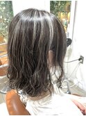 コントラストハイライト×くりくりパーマ